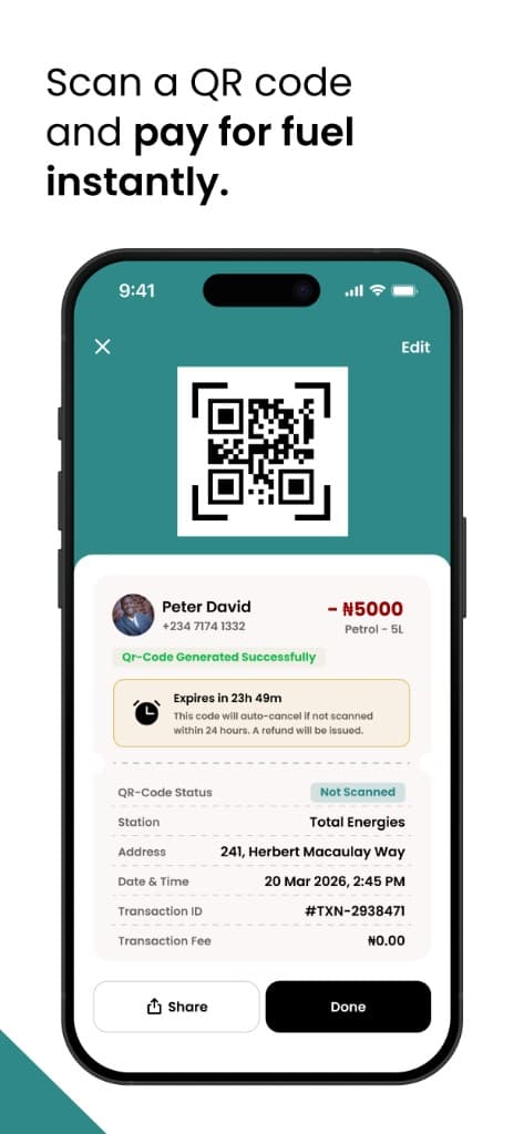 Coil — Pay for fuel with a QR code
